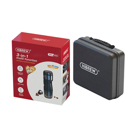 Cafetière portable 3 en 1 avec étui 80 W HiBREW H4A Cafetière portable 3 en 1 avec étui 80 W HiBREW H4A